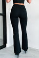 Thrill Of Victory Flare Leggings (Black) - NanaMacs