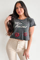 "Mon Amour" Acid Wash Graphic Top (Charcoal) - NanaMacs