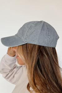 Don't Be Suspicious Mineral Wash Baseball Cap (Grey) - NanaMacs