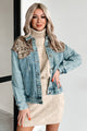 Keeping Things Fun Sequin Denim Jacket (Gold Combo) - NanaMacs