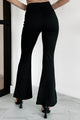 Toning It Down Flared Dress Pants (Black) - NanaMacs