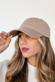 Consistently Casual Solid Baseball Cap (Taupe) - NanaMacs