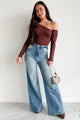 Mickie Special A High Rise Wide Leg Jeans (Medium) - NanaMacs