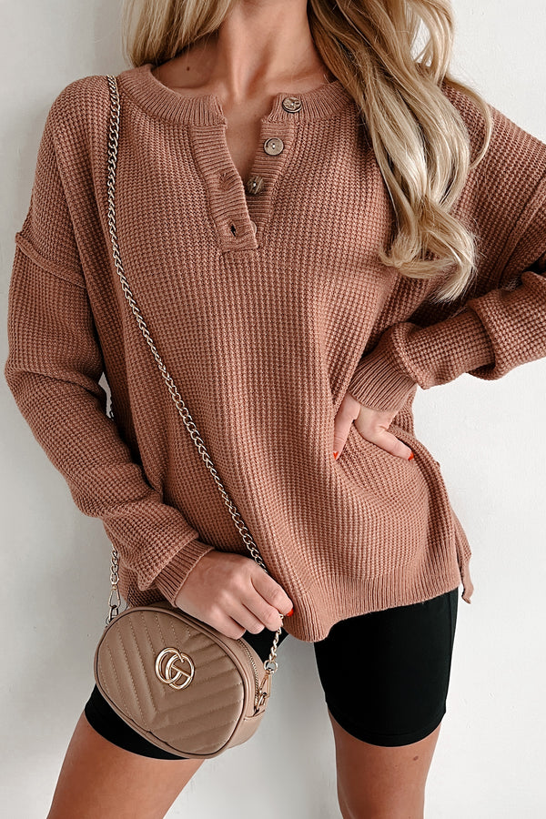 Joni Henley Sweater (Mocha) - NanaMacs