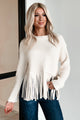 Sedona Sunrises Fringe Sweater (Natural) - NanaMacs