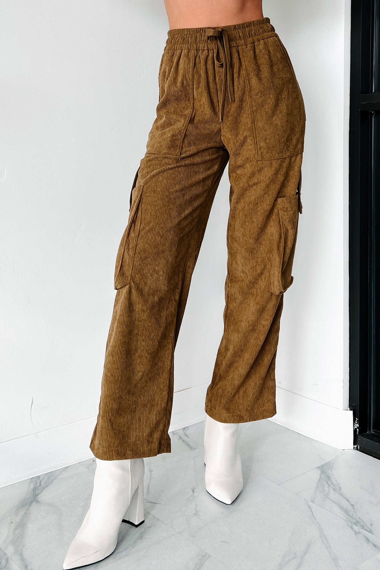 Lester Corduroy Cargo Pants (Pickle) - NanaMacs