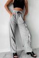 Caledon Drawstring Waist Sweatpants (Melange Grey) - NanaMacs