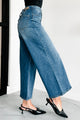 Lowell High Rise Wide Leg Cello Crop Jeans (Medium) - NanaMacs