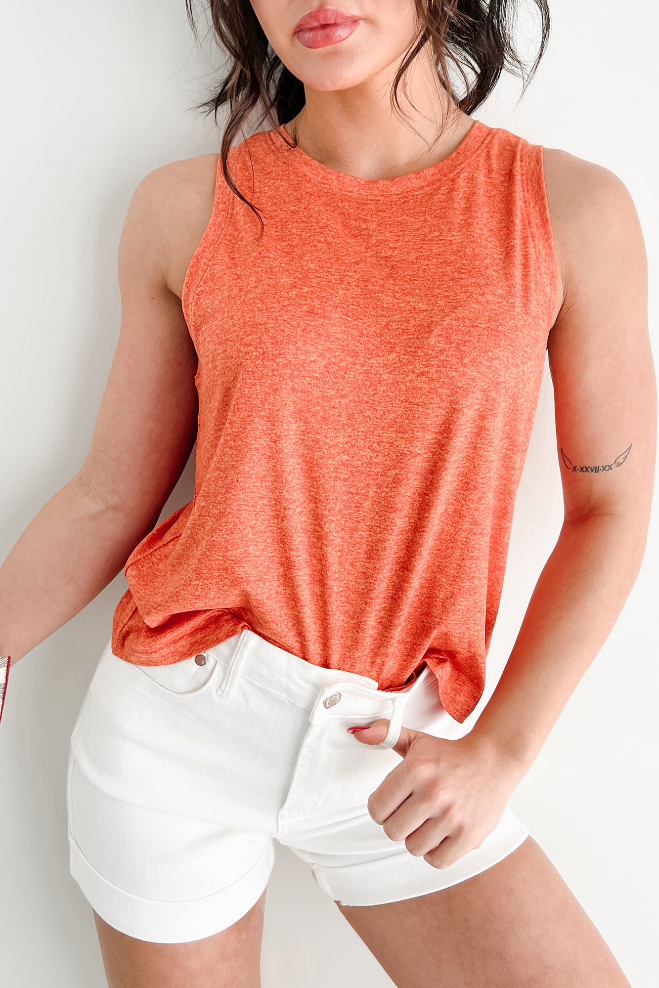 Harvesting Dreams Buttery Soft Active Tank (Orange) - NanaMacs