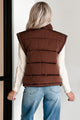 A Call From Fall Puffer Vest (Chocolate)