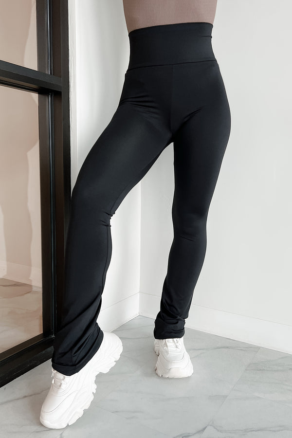 Reshaping My Reality Flare Leggings (Black) - NanaMacs