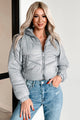 Frozen Solid Convertible Puffer Jacket (Grey) - NanaMacs