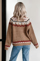 Bavarian Beauty Fair Isle Cardigan (Brown Combo)