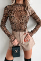 Fierce Determination Mesh Long Sleeve Top (Leopard) - NanaMacs