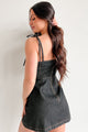 Heard A Rumor Denim Mini Dress (Dark Denim) - NanaMacs