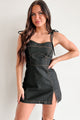 Heard A Rumor Denim Mini Dress (Dark Denim) - NanaMacs