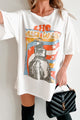 "The Wild West" Oversized Graphic Tee (Ivory) - NanaMacs