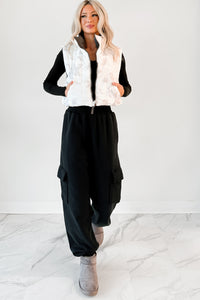 Ellery Papermoon Reversible Puffer Vest (White/Grey) - NanaMacs