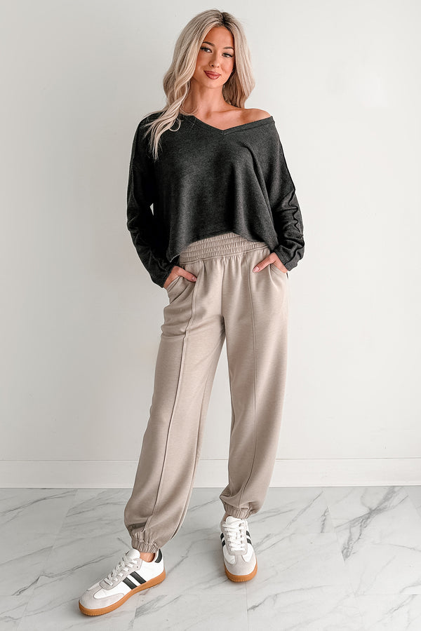 Play Like A Pro Jogger Style Sweatpants (Ash Mocha)