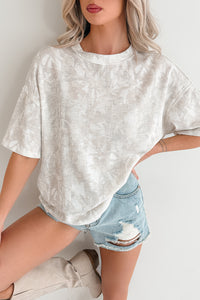 Secret Missions Papermoon Oversized Ribbed Tee (Camo)