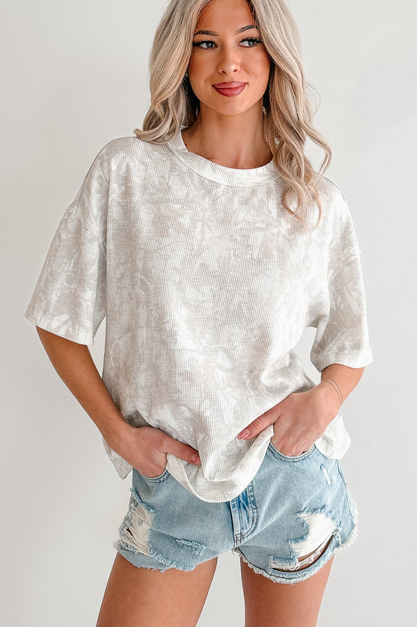 Secret Missions Papermoon Oversized Ribbed Tee (Camo)