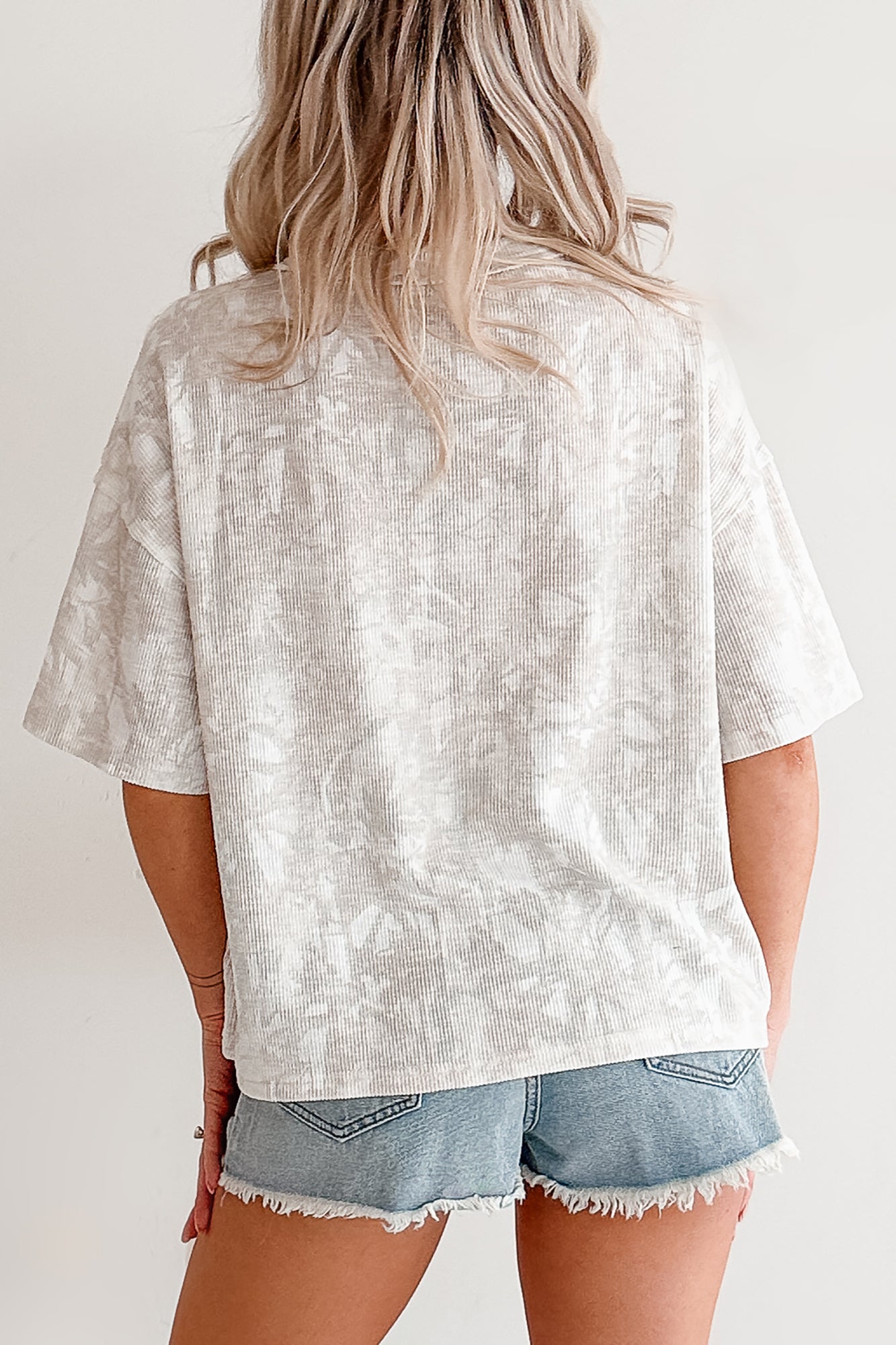 Secret Missions Papermoon Oversized Ribbed Tee (Camo)