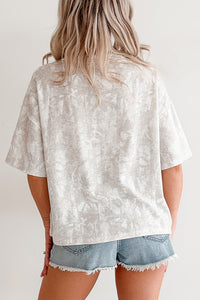 Secret Missions Papermoon Oversized Ribbed Tee (Camo)