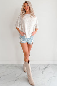 Secret Missions Papermoon Oversized Ribbed Tee (Camo)