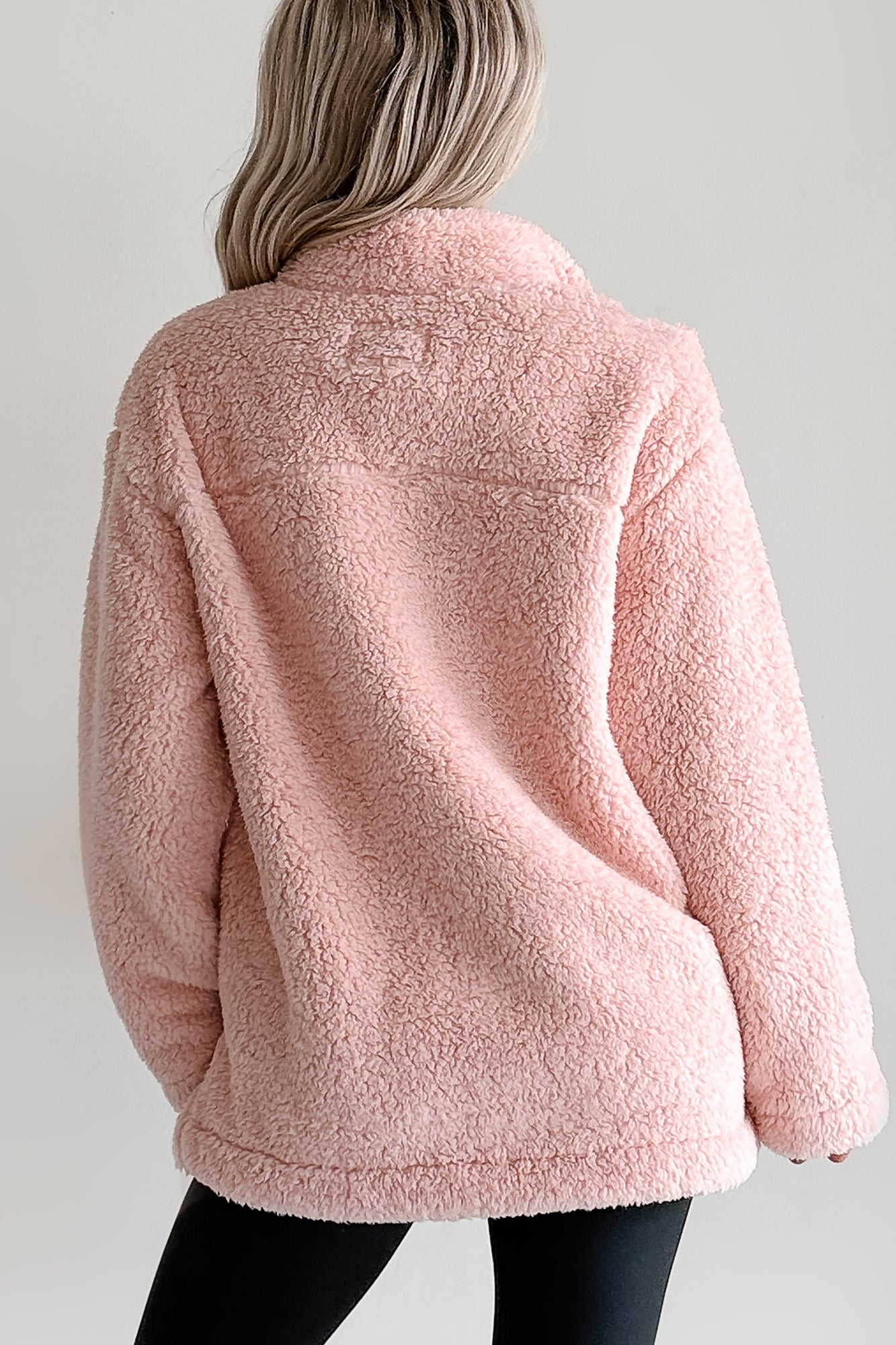 Blanket Bliss Oversized Fleece Pullover (Pink) - NanaMacs