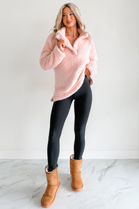 Blanket Bliss Oversized Fleece Pullover (Pink) - NanaMacs