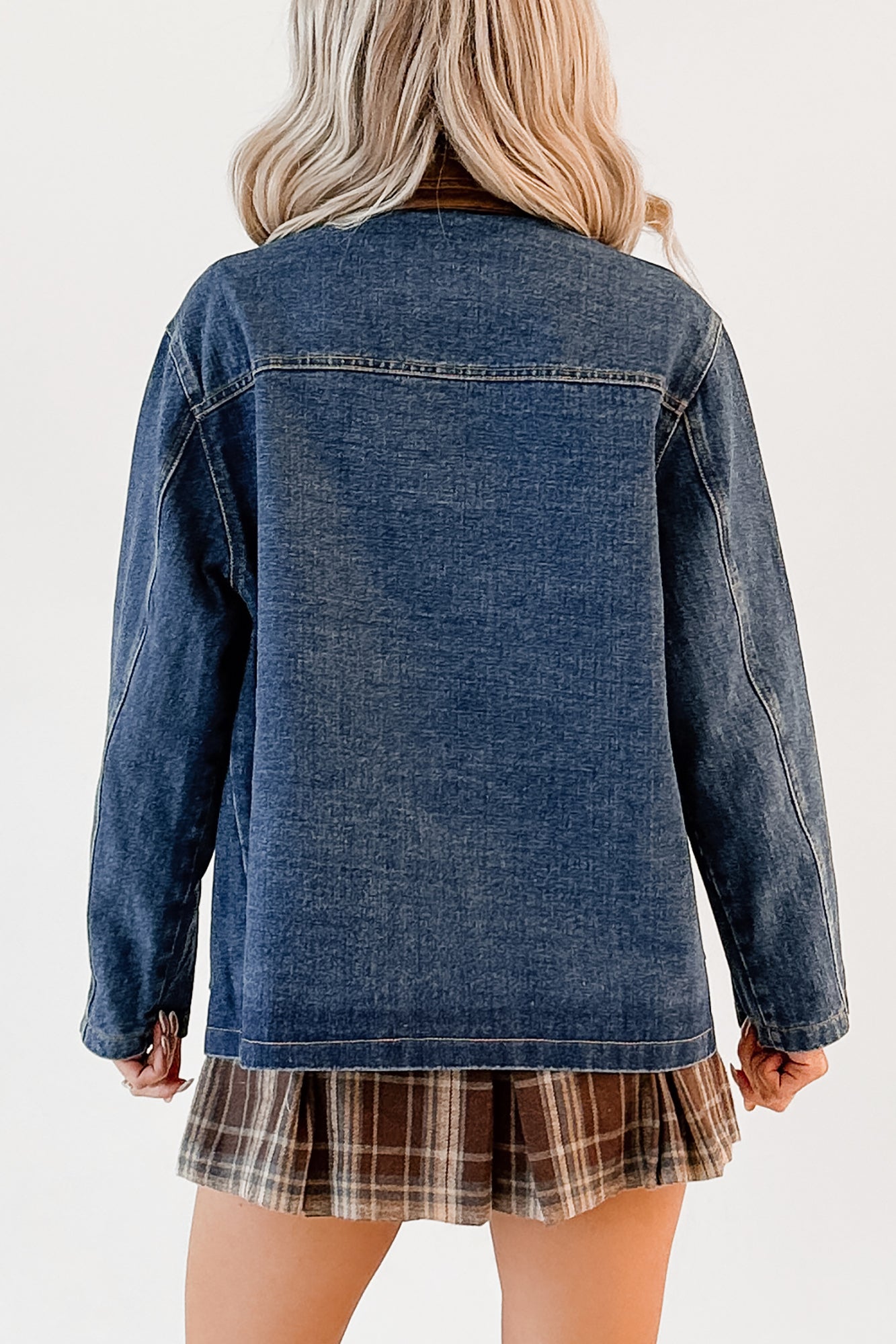Bastian Papermoon Denim Barn Jacket (Denim Blue) - NanaMacs