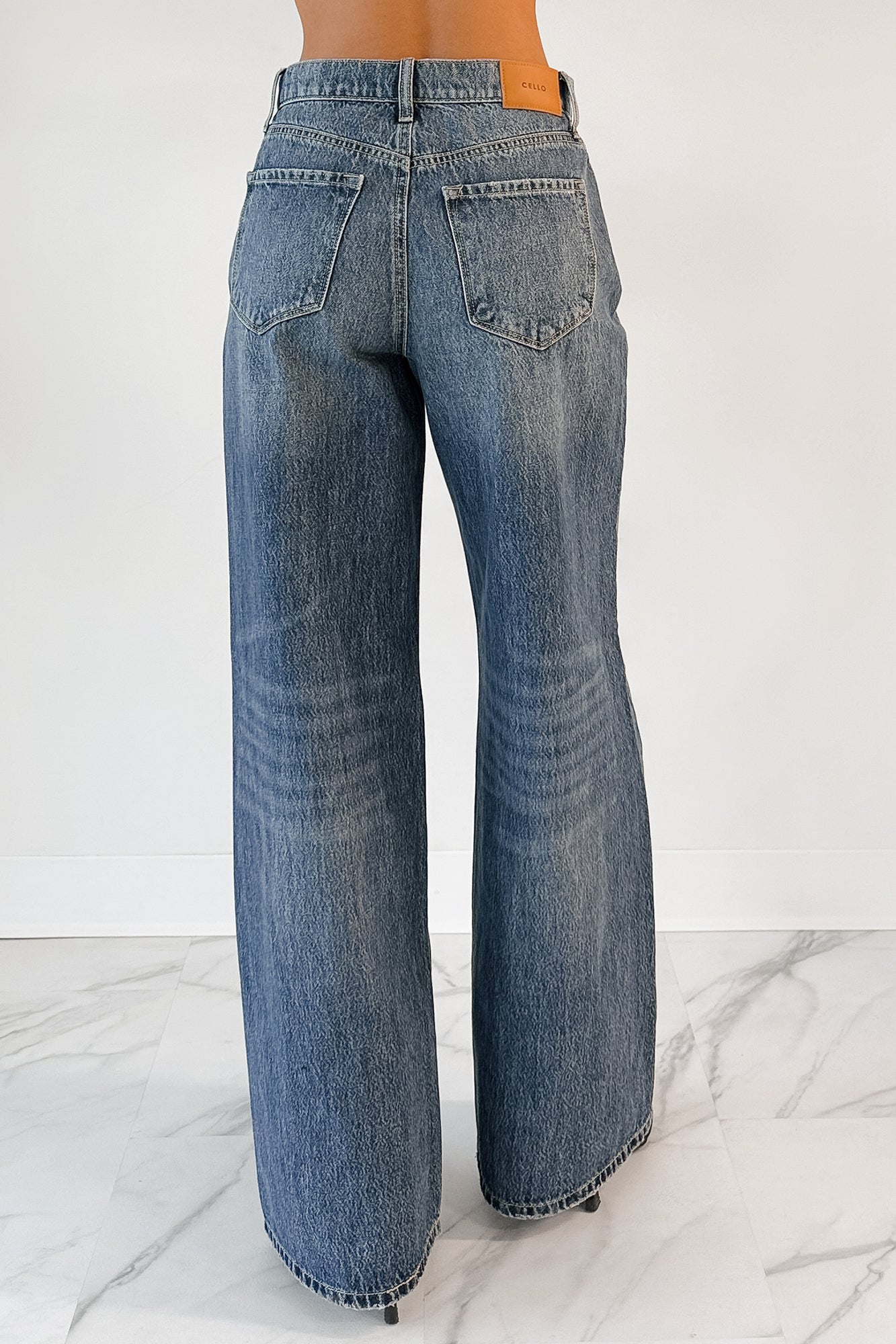 Jianna High Rise Wide Leg Cello Jeans (Medium) - NanaMacs