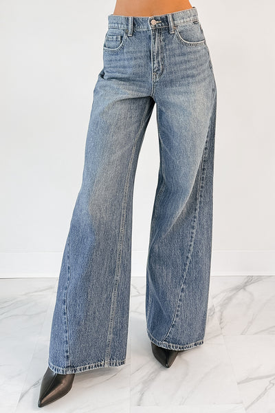 Jianna High Rise Wide Leg Cello Jeans (Medium)