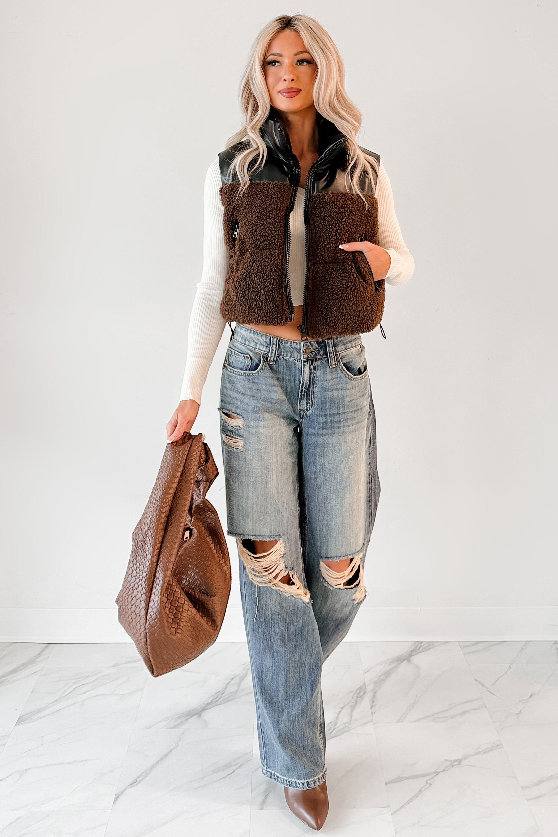 Zendaya Mid Rise Baggy Cello Jeans (Tint) - NanaMacs