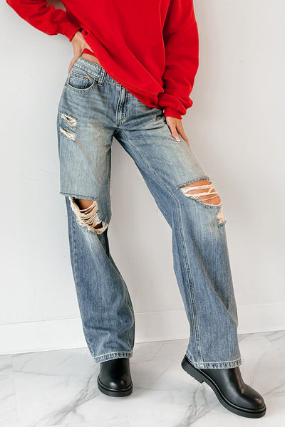 Zendaya Mid Rise Baggy Cello Jeans (Tint)