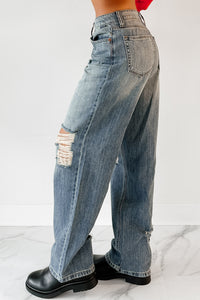 Zendaya Mid Rise Baggy Cello Jeans (Tint) - NanaMacs
