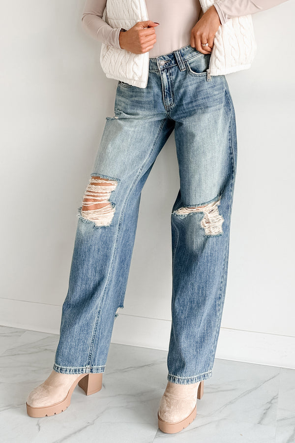 Zendaya Mid Rise Baggy Cello Jeans (Tint)