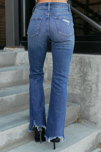 Collin Flare Distressed Kancan Jeans (Medium) - NanaMacs