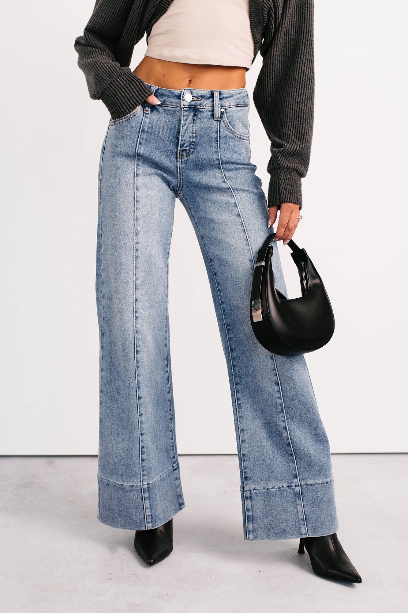 Mariana Flared Tummy Control Risen Jeans (Medium) - NanaMacs