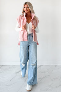 Jeremy High Rise Wide Leg Distressed Cello Jeans (Light) - NanaMacs