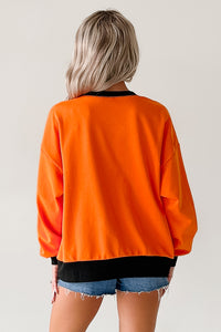 "BOO Spooky Season" Embroidered Sweatshirt (Pumpkin) - NanaMacs