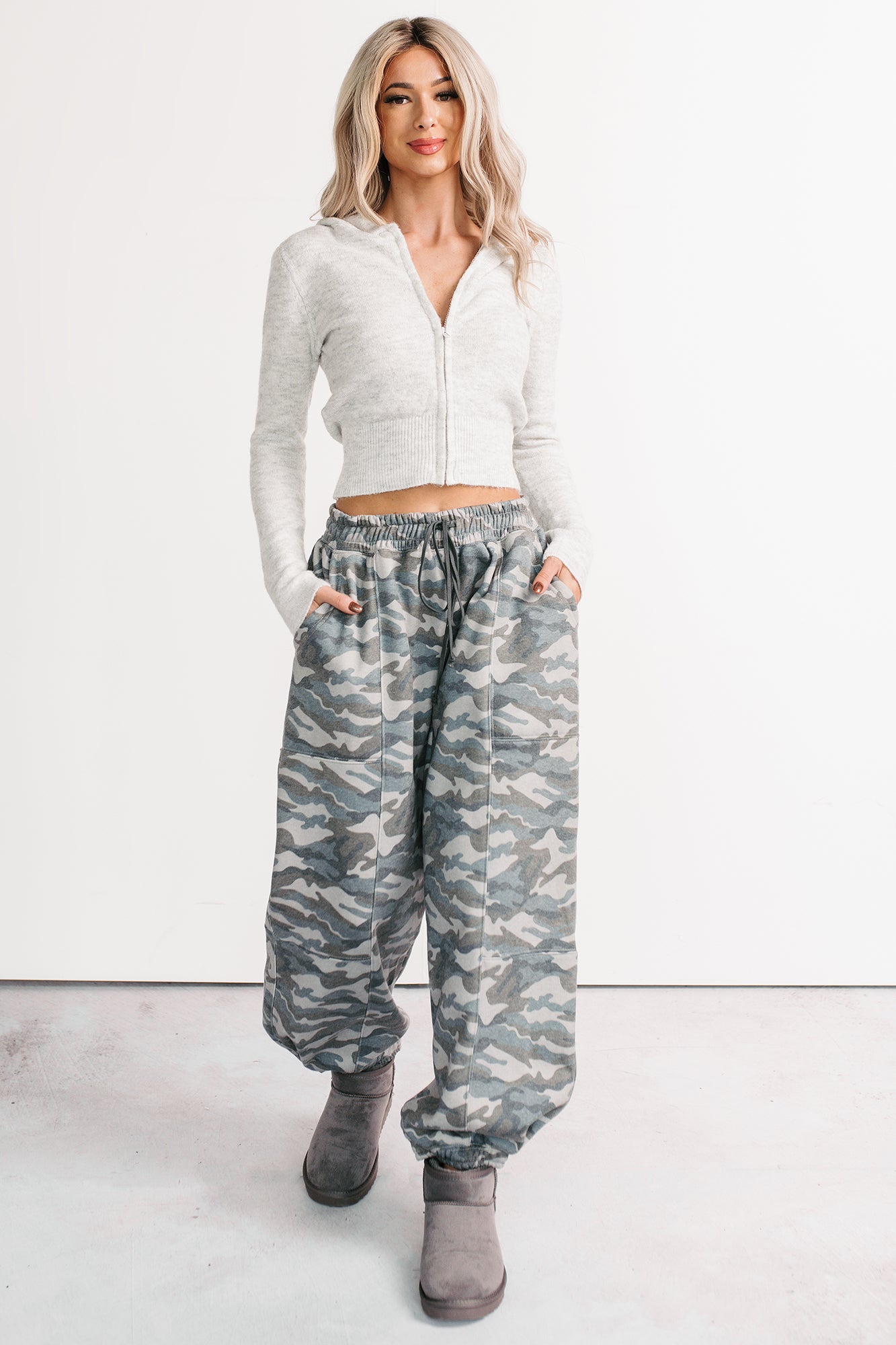 Comfy Chapter Zip-Up Hoodie (Heather Grey) - NanaMacs