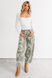 Girly Confessions Square Neck Bodysuit (White) - NanaMacs