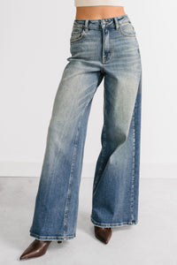 Maren High Rise Wide Leg Cello Jeans (Tint) - NanaMacs
