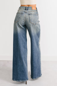 Maren High Rise Wide Leg Cello Jeans (Tint) - NanaMacs