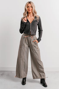 Embracing Minimal Knit Zip-Up Hoodie (Black) - NanaMacs