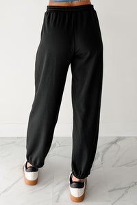 Casual Darling High Rise Jogger Sweatpants (Black) - NanaMacs