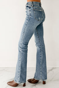 Lara Saige Denim Tummy Control Slim Bootcut Jeans (Medium) - NanaMacs