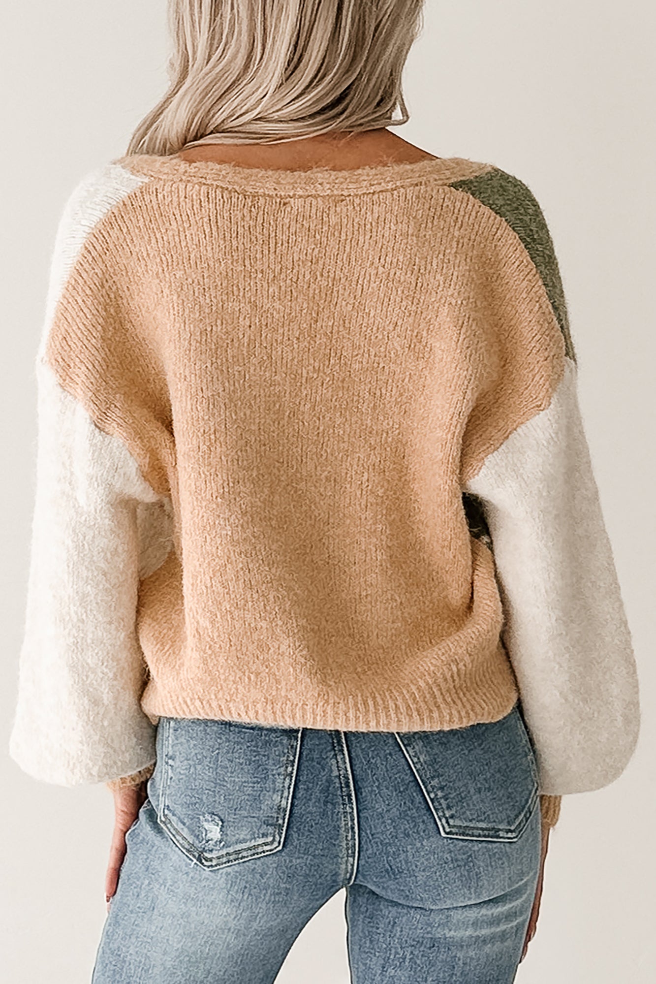 Just Be Sweet Striped Knit Cardigan (Green/Multi) - NanaMacs