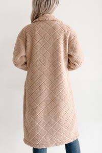 Blanket Weather Quilted Long Shacket (Khaki) - NanaMacs